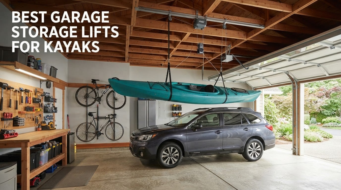 best garage storage lifts for kayaks