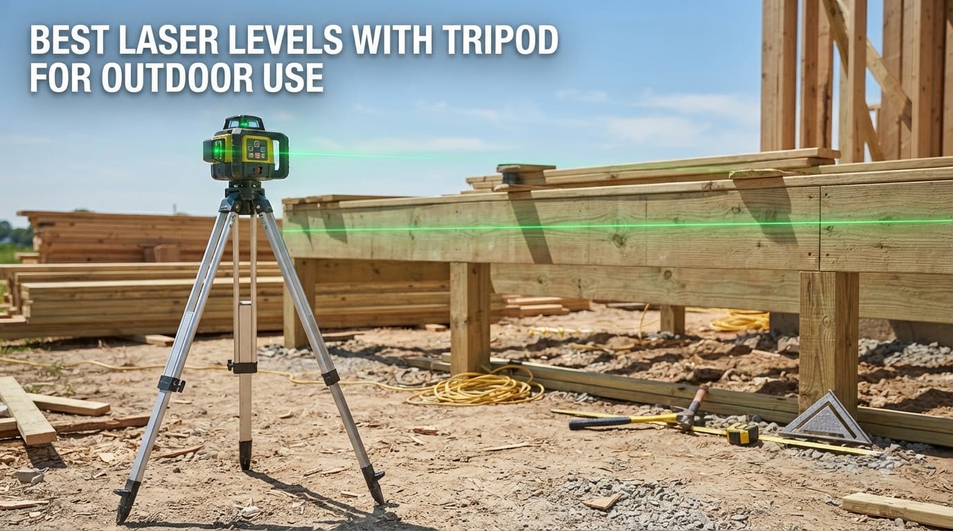best laser levels with tripod for outdoor use