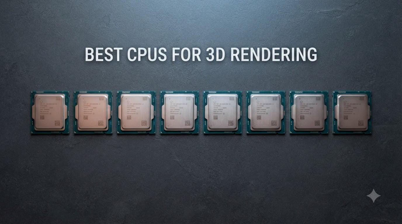 best cpus for 3d rendering