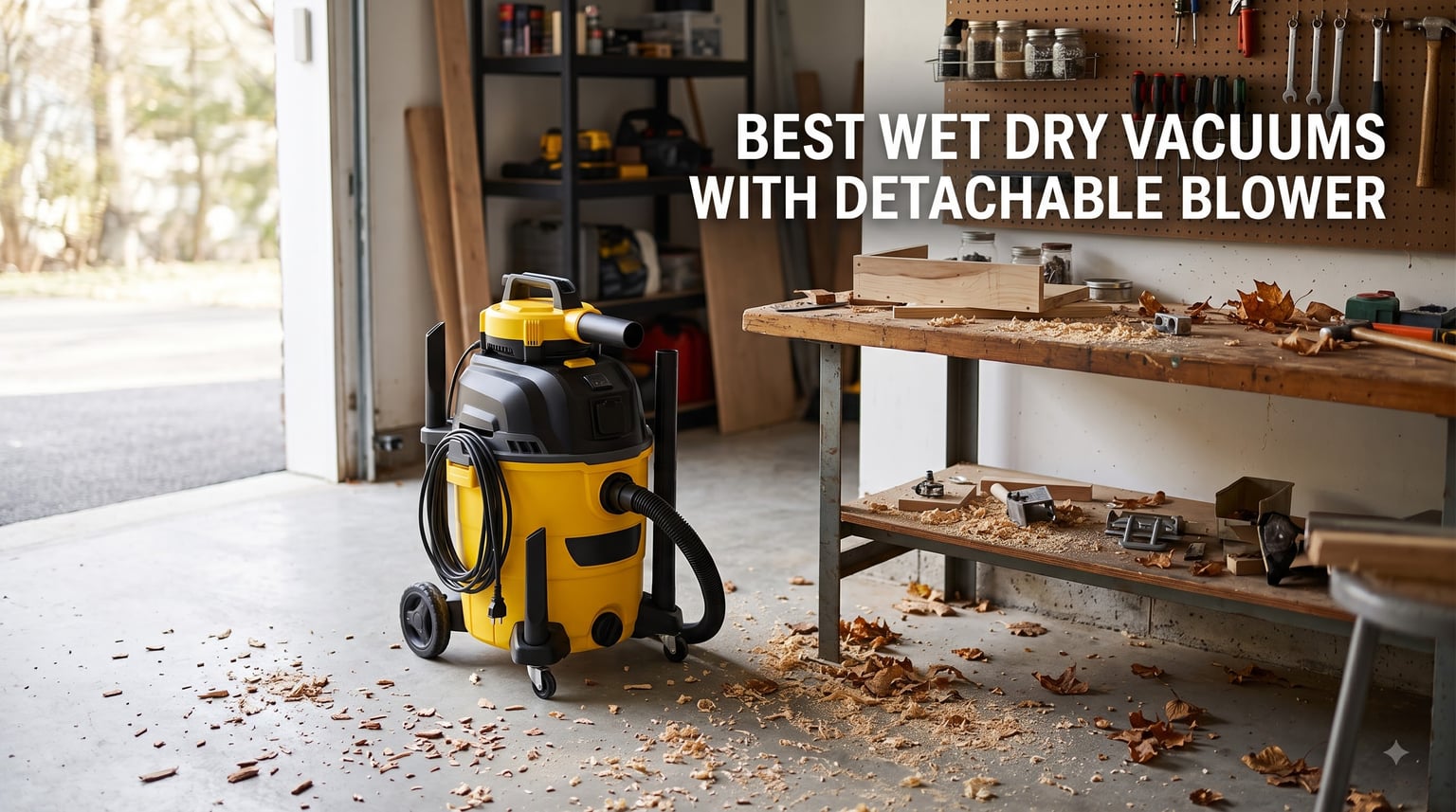 best wet dry vacuums with detachable blower