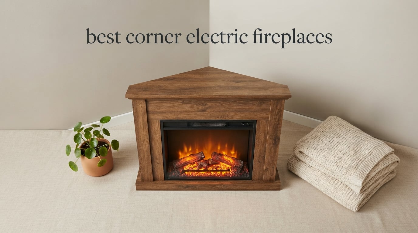 best corner electric fireplaces