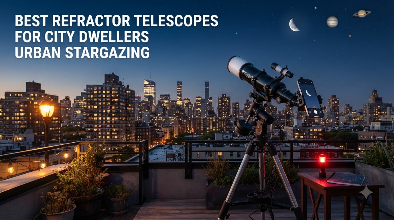 best refractor telescopes for city dwellers urban stargazing