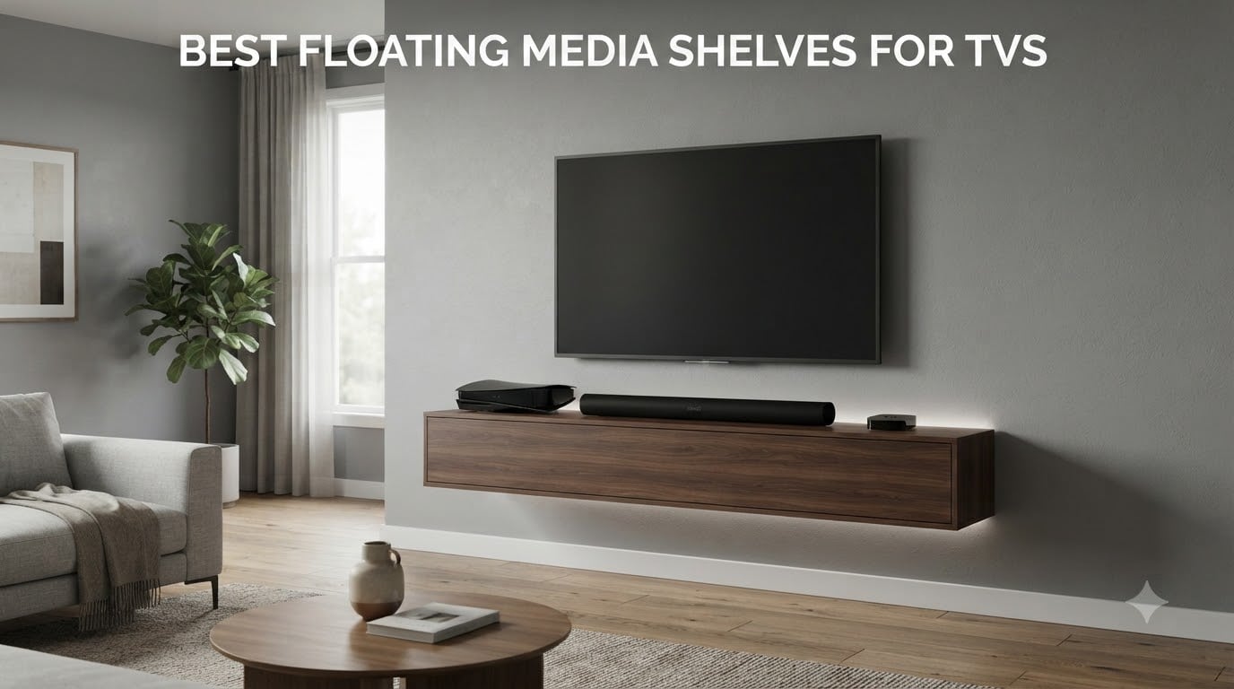 best floating media shelves for tvs