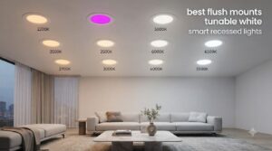 best flush mounts tunable white smart recessed lights
