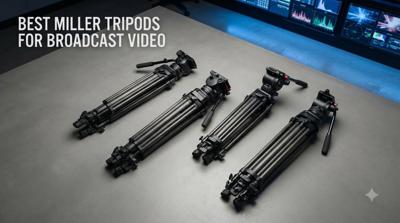 best miller tripods for broadcast video