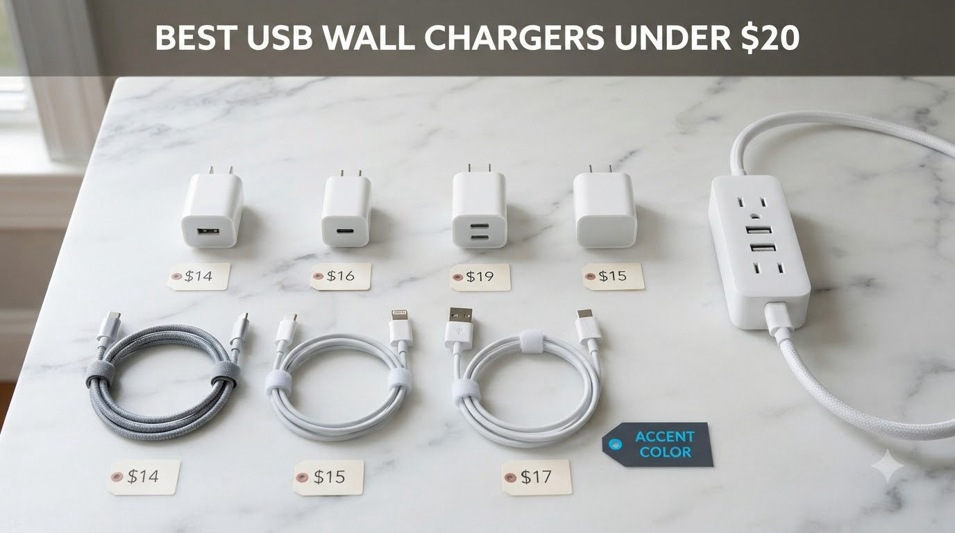 best usb wall chargers under $20