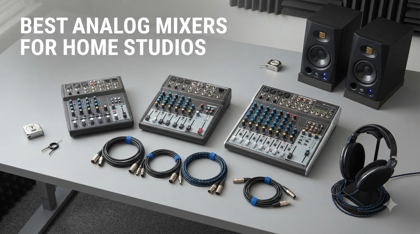 best analog mixers for home studios