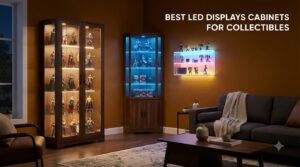 best led displays cabinets for collectibles