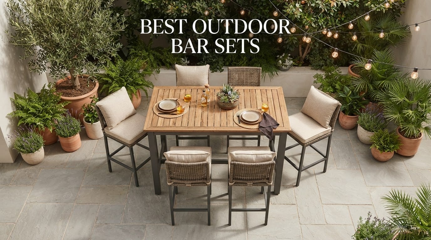 best outdoor bar sets