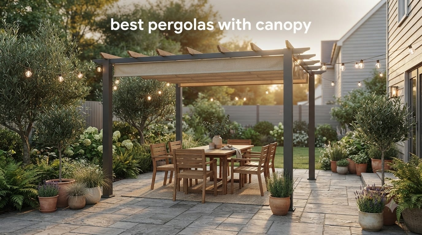 best pergolas with canopy