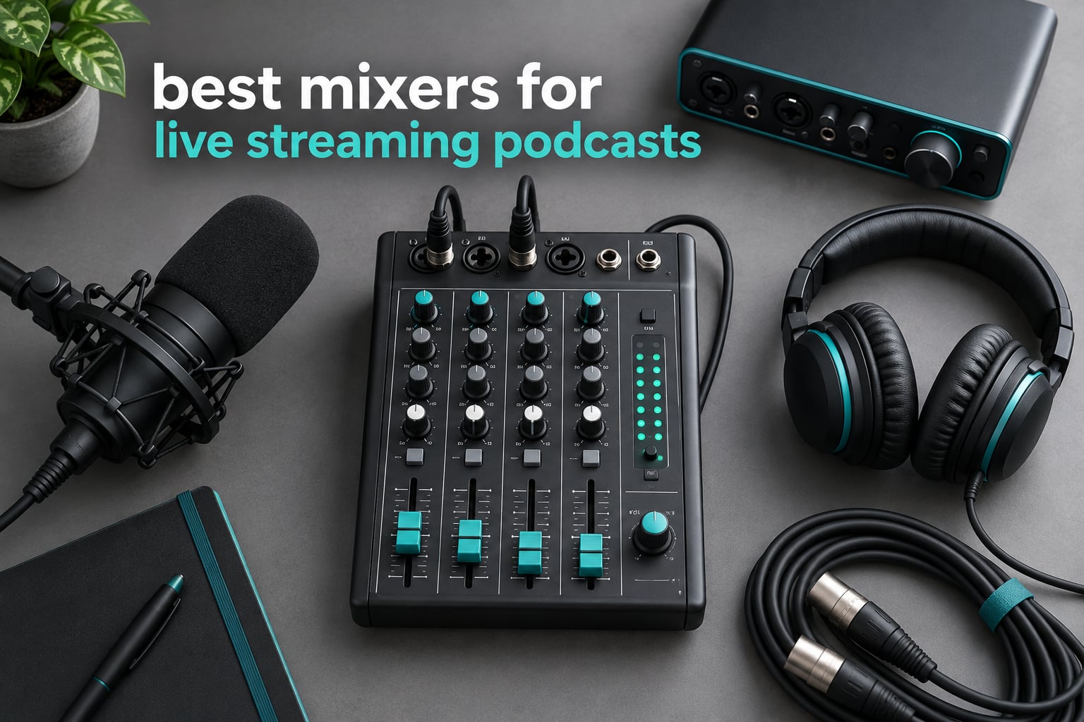 best mixers for live streaming podcasts