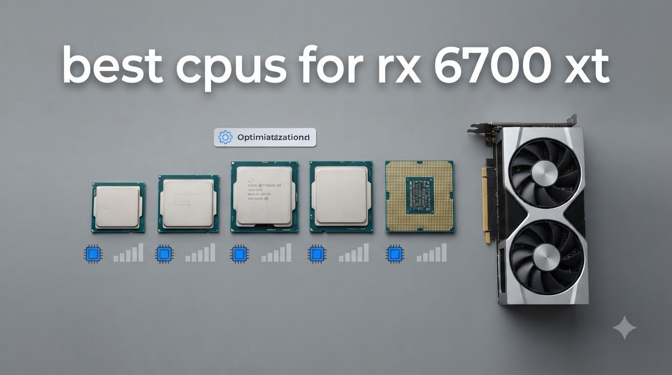 best cpus for rx 6700 xt