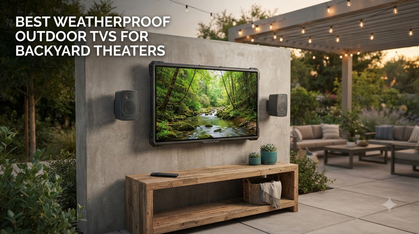 best weatherproof outdoor tvs for backyard theaters