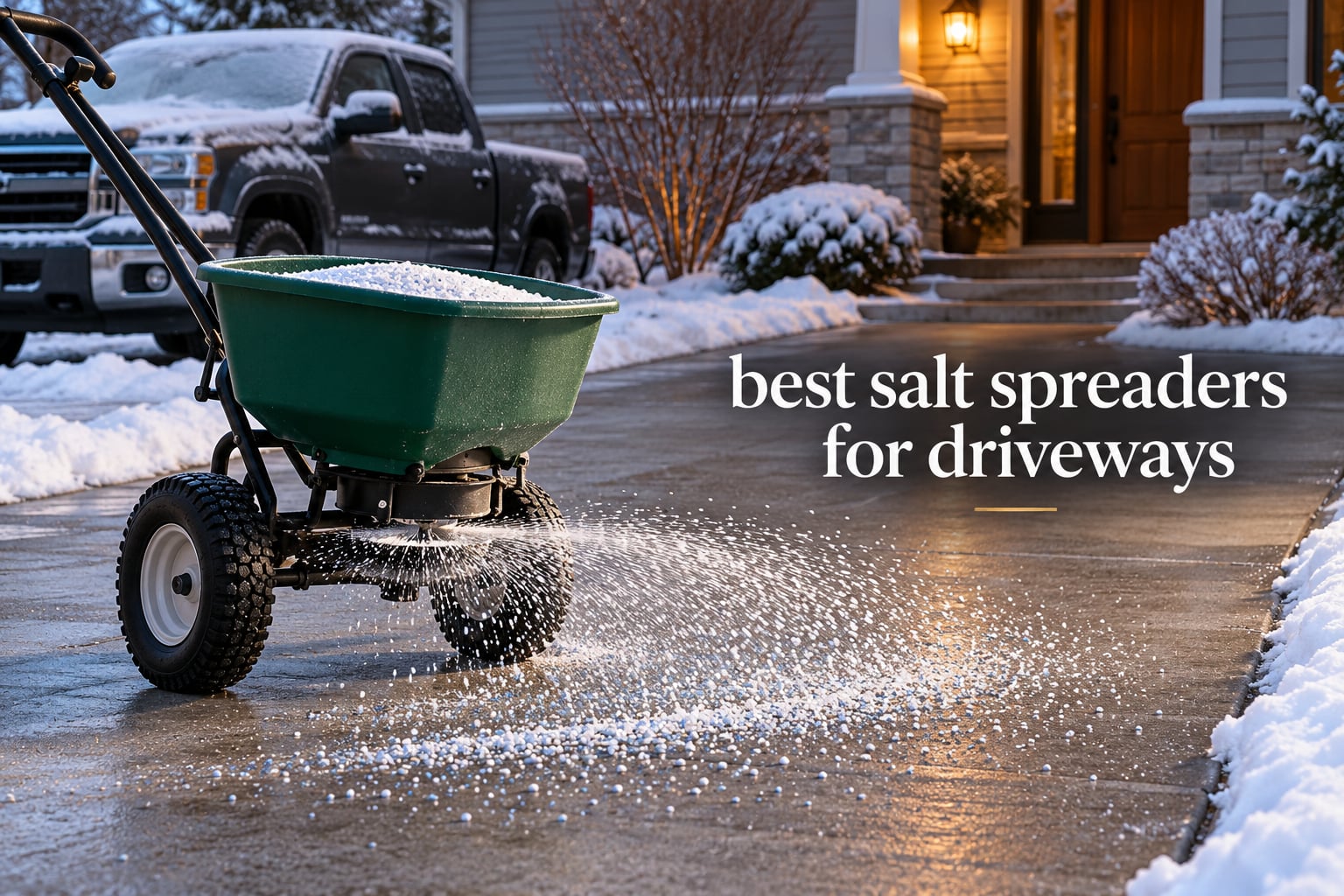 best salt spreaders for driveways