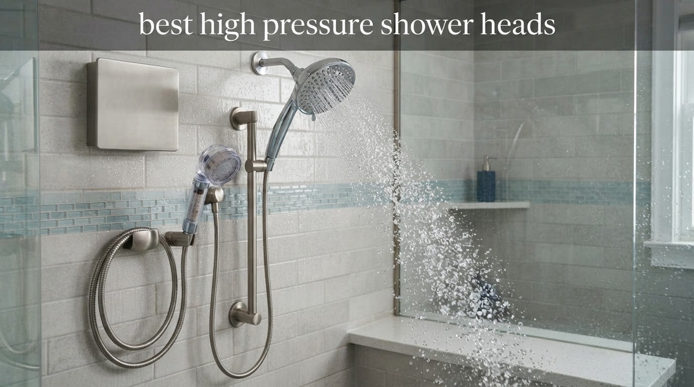 best high pressure shower heads
