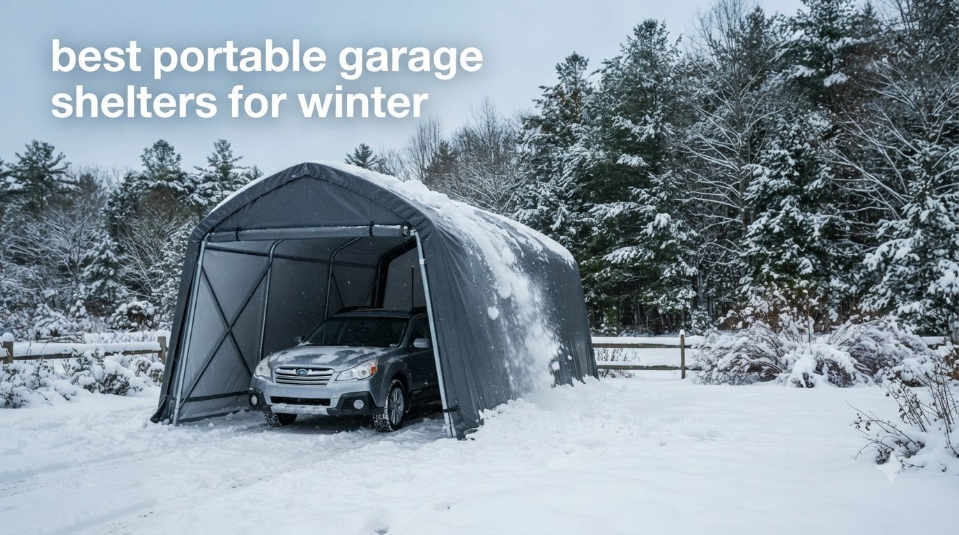 best portable garage shelters for winter