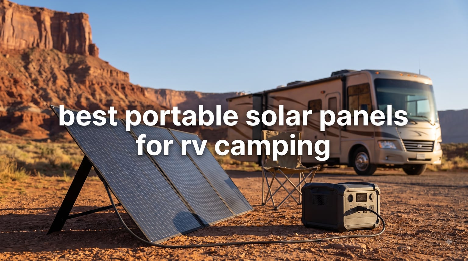 best portable solar panels for rv camping