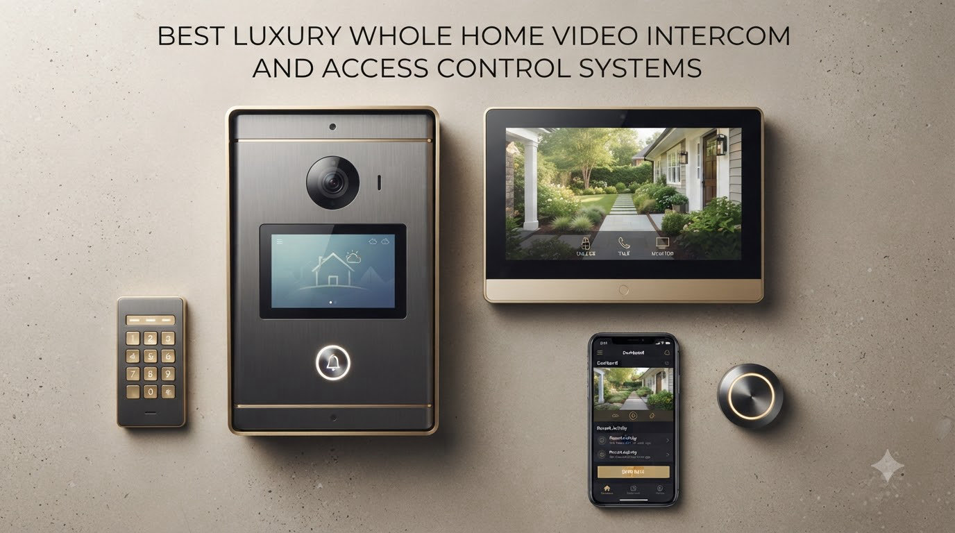best luxury whole home video intercom and access control systems