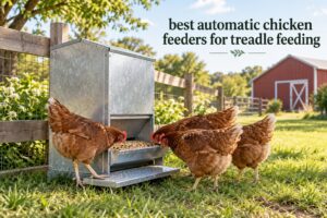 best automatic chicken feeders for treadle feeding