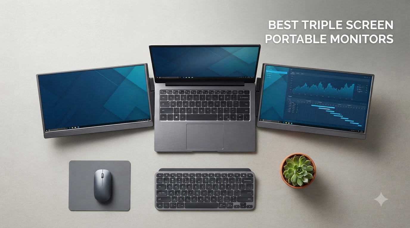 best triple screen portable monitors