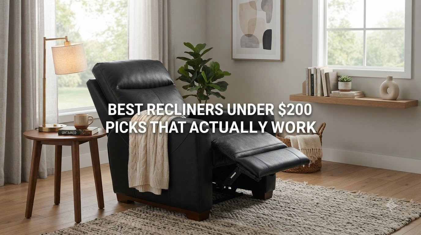 best recliners under $200 budget picks that actually work