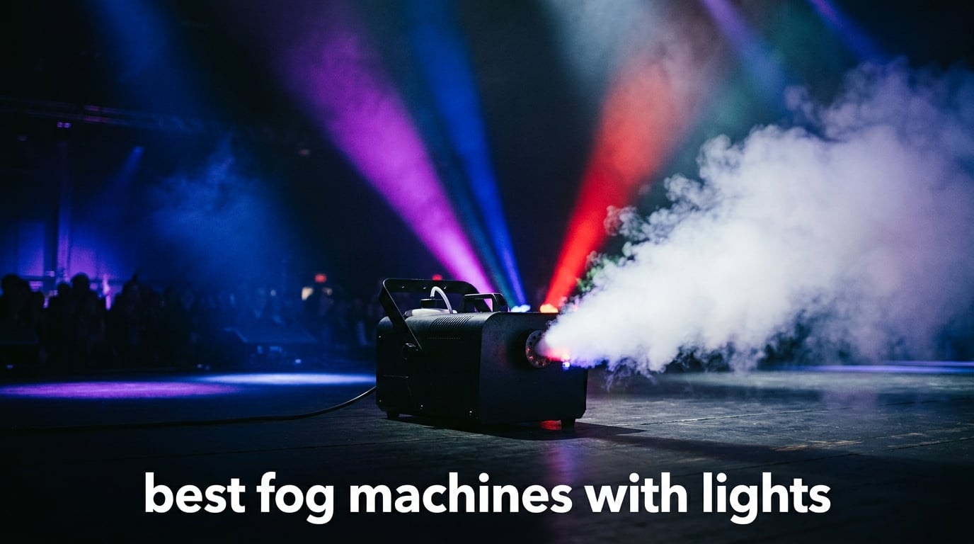 best fog machines with lights