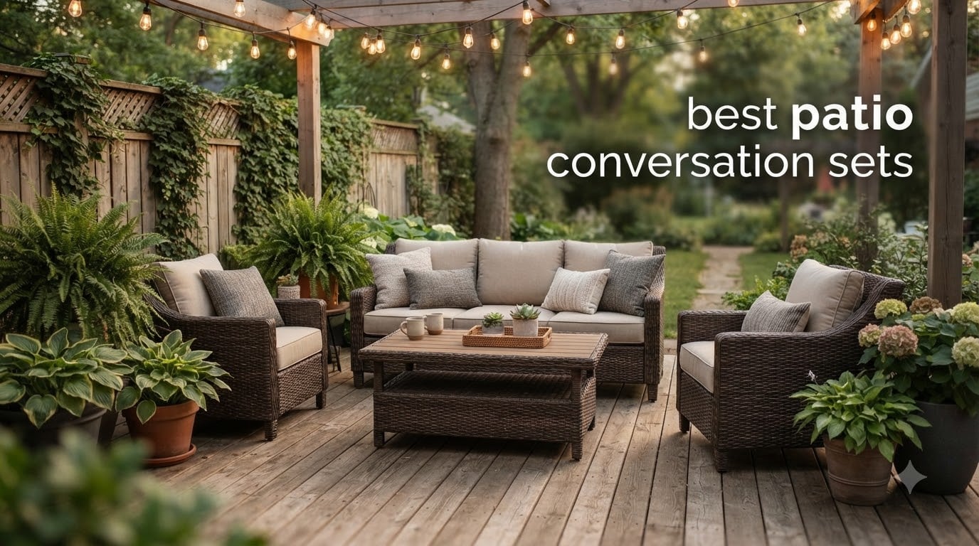 best patio conversation sets