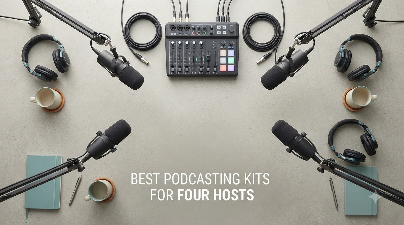 best podcasting kits for four hosts