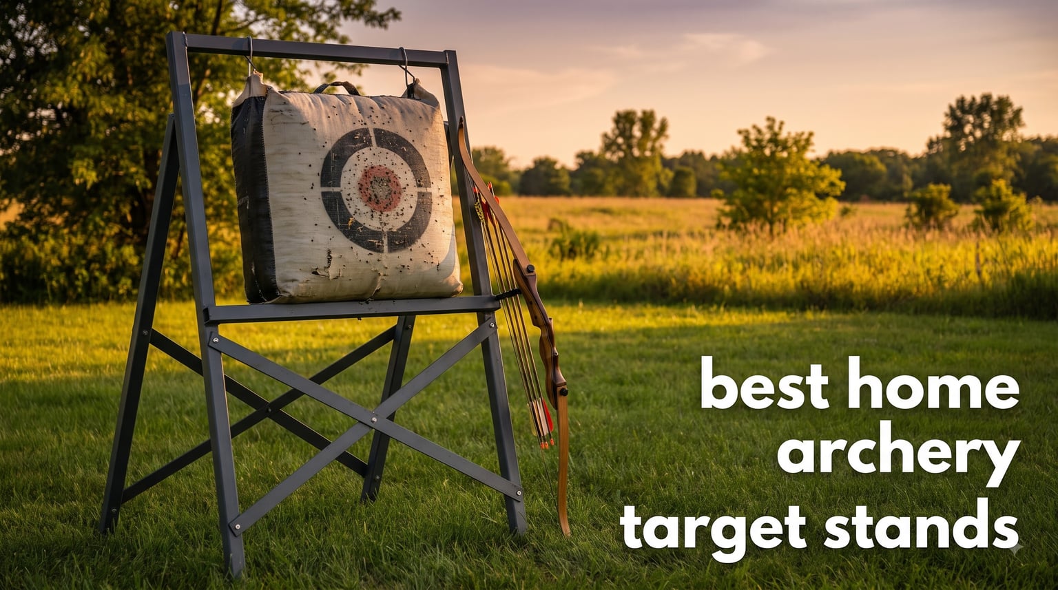 best home archery target stands