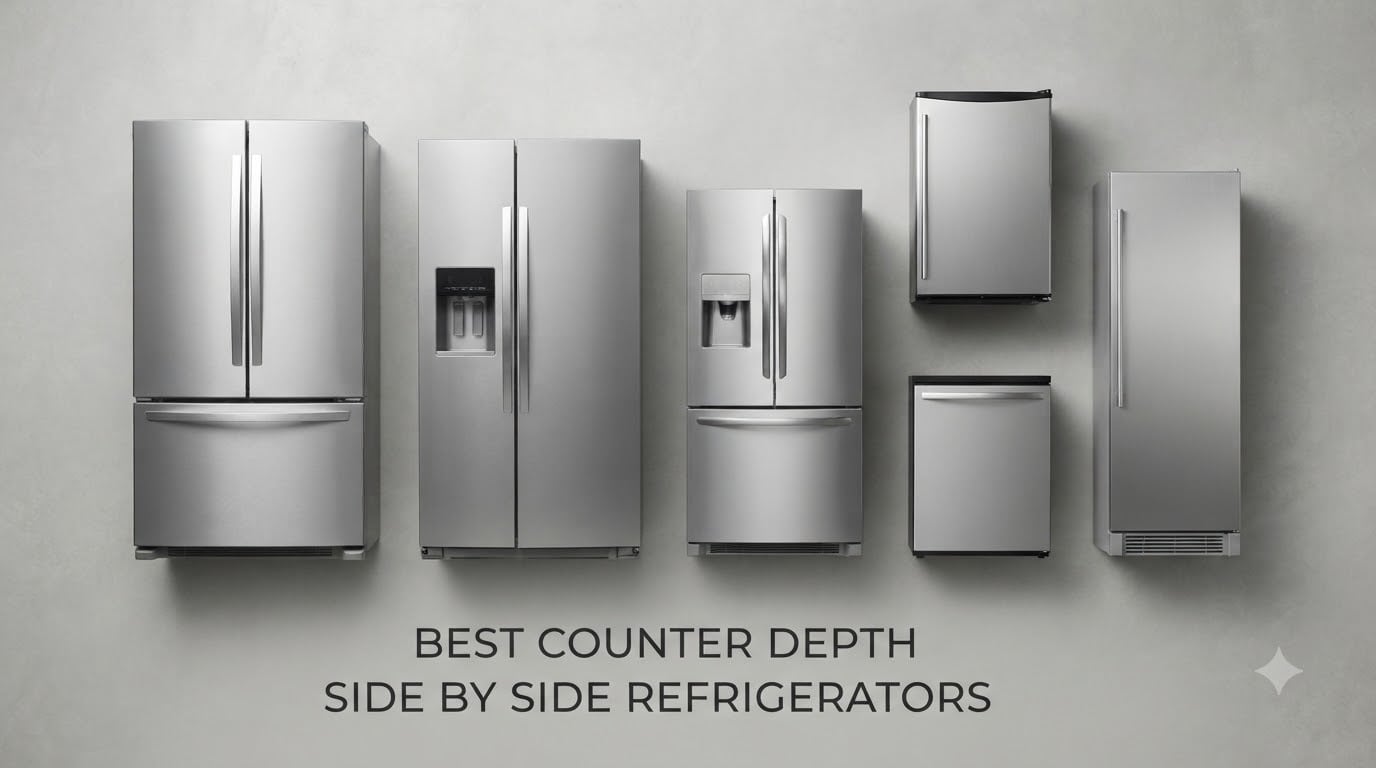 best counter depth side by side refrigerators
