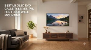 best lg oled evo gallery series tvs for flush wall mounting