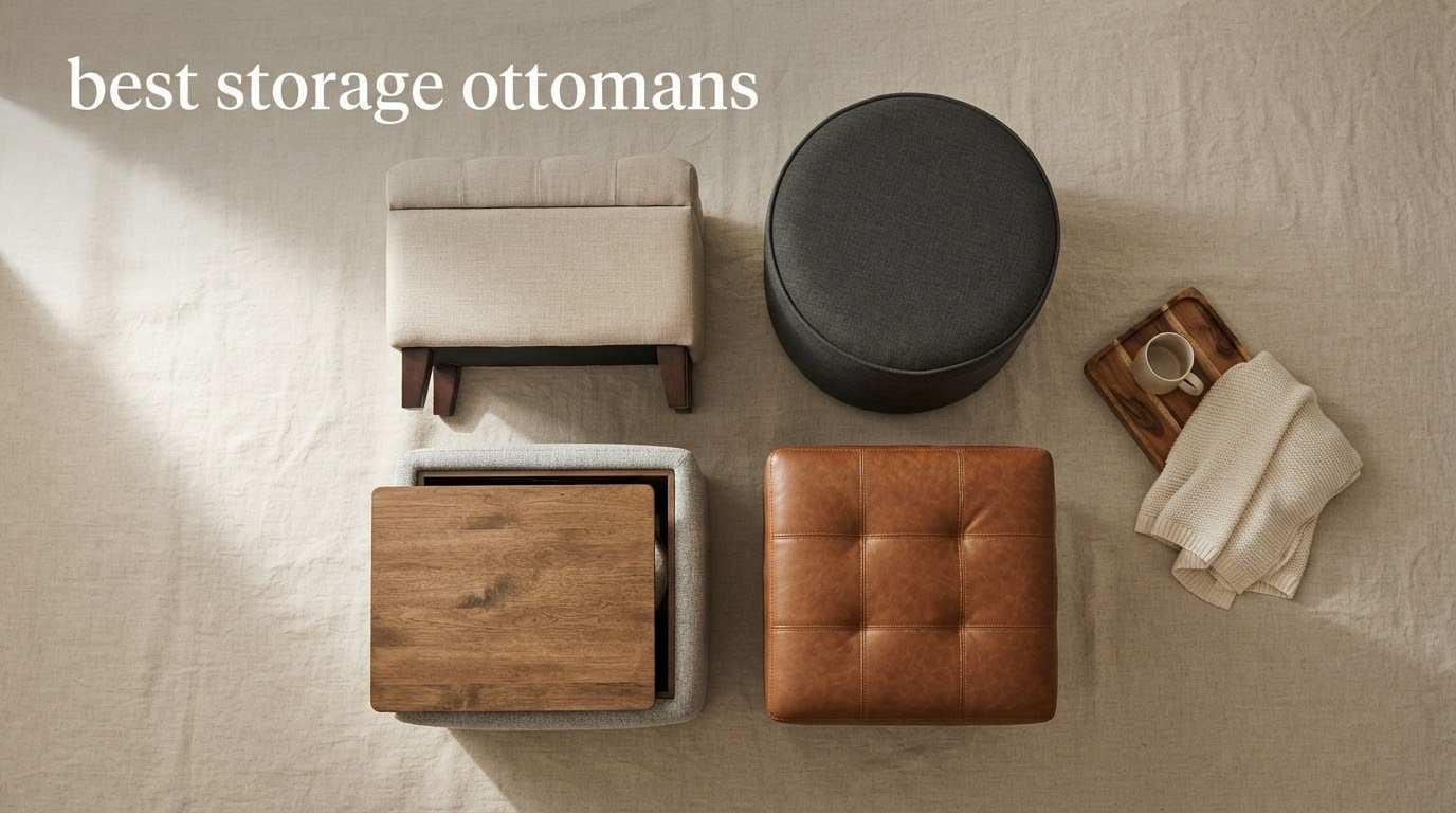 best storage ottomans