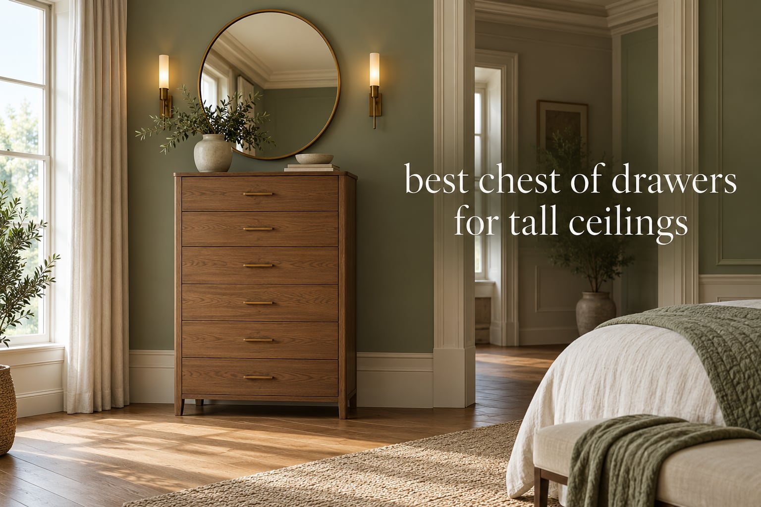 best chest of drawers for tall ceilings
