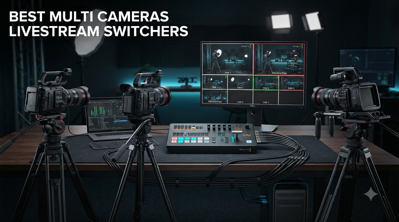 best multi cameras livestream switchers