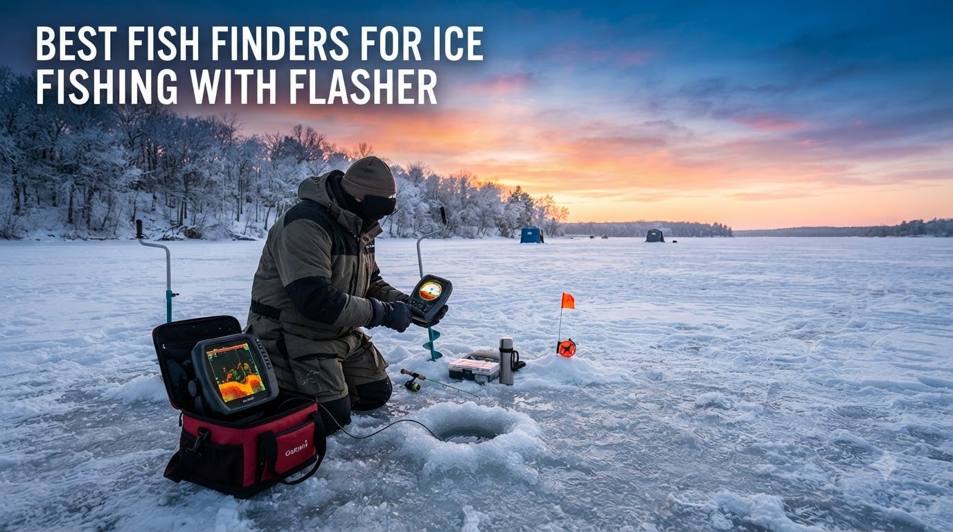 best fish finders for ice fishing with flasher