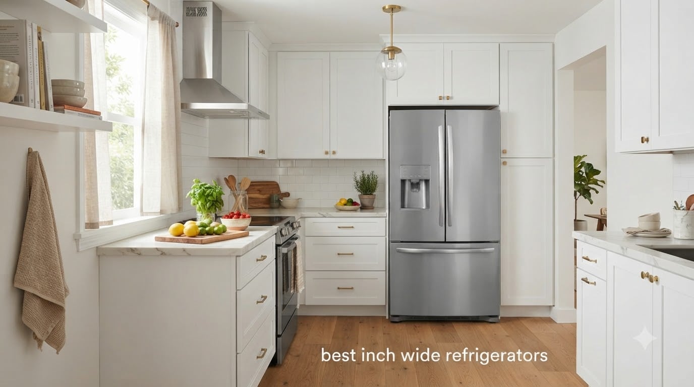 best 33 inch wide refrigerators