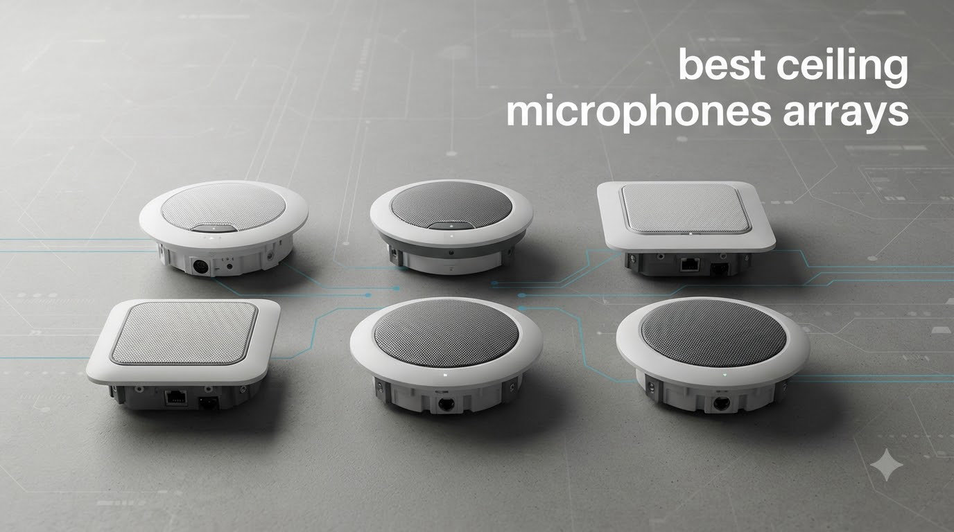 best ceiling microphones arrays