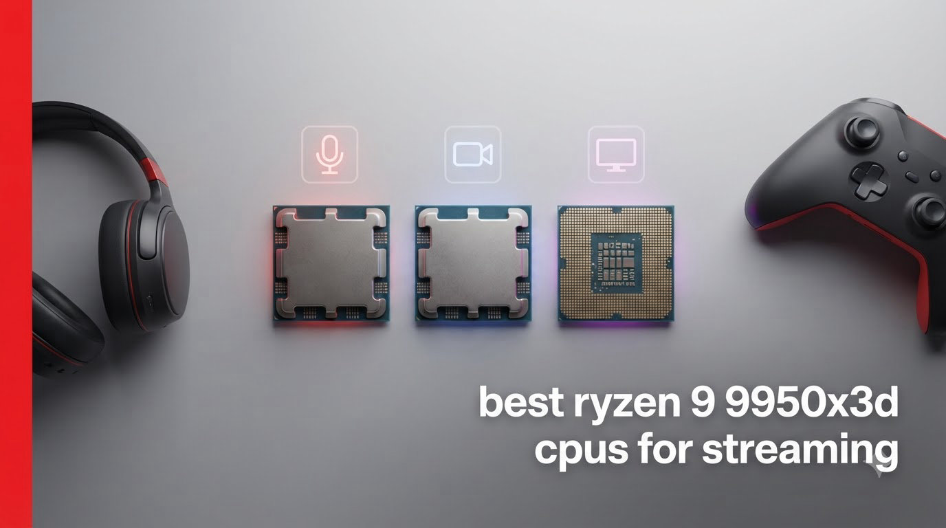 best ryzen 9 9950x3d cpus for streaming