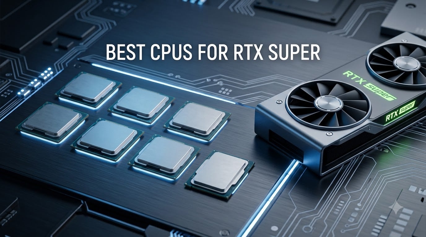 best cpus for rtx super