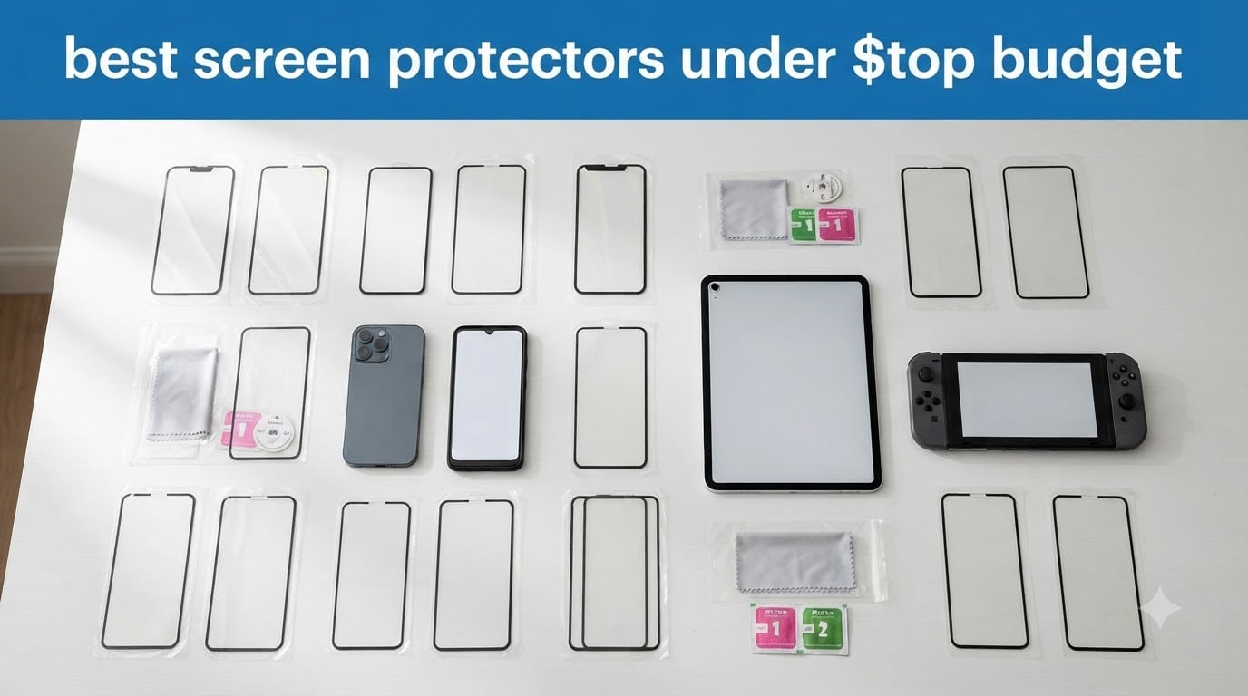 best screen protectors under $15 top budget
