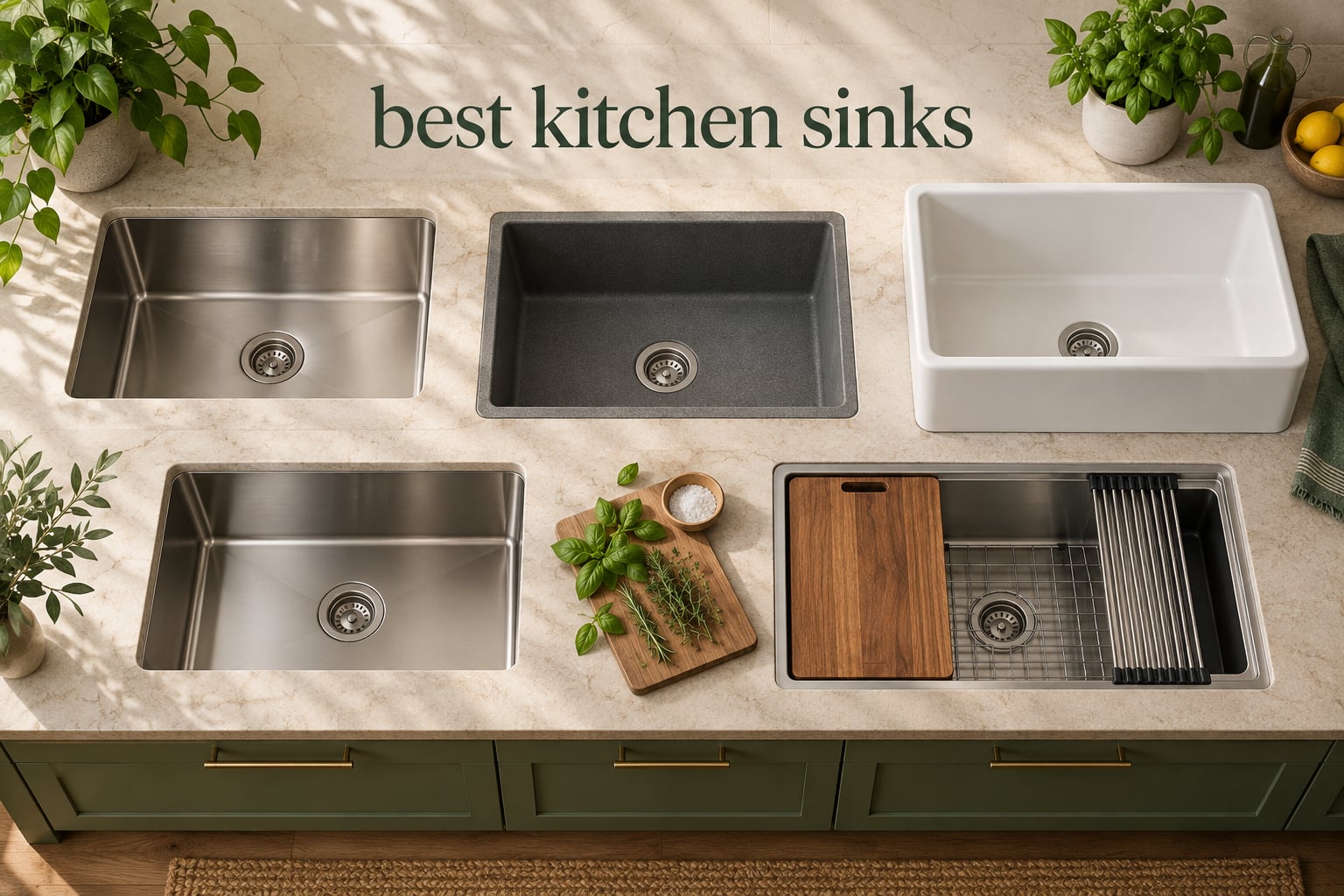 best kitchen sinks