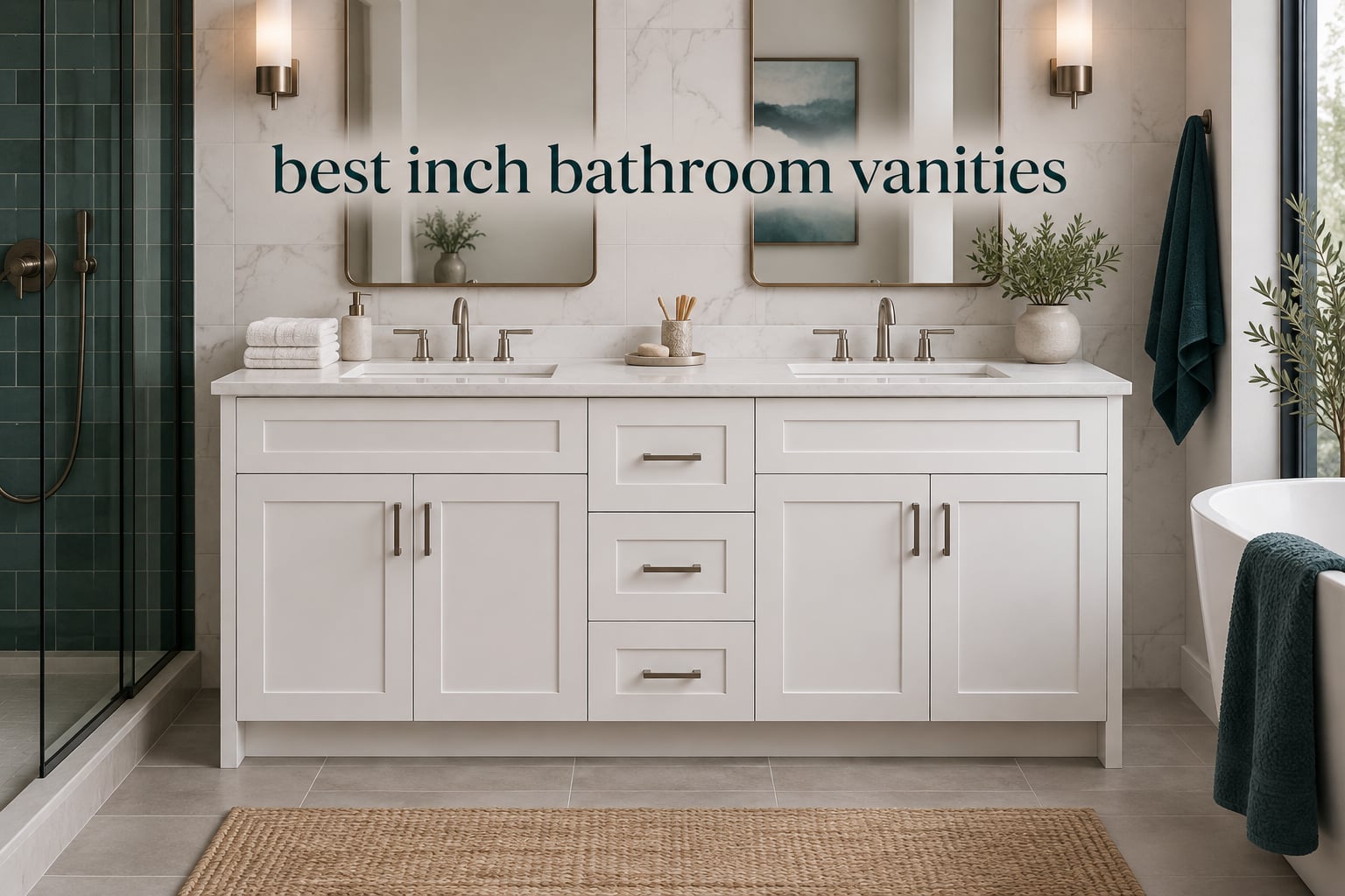 best 60 inch bathroom vanities