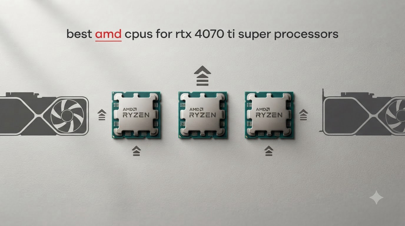 best amd cpus for rtx 4070 ti super processors