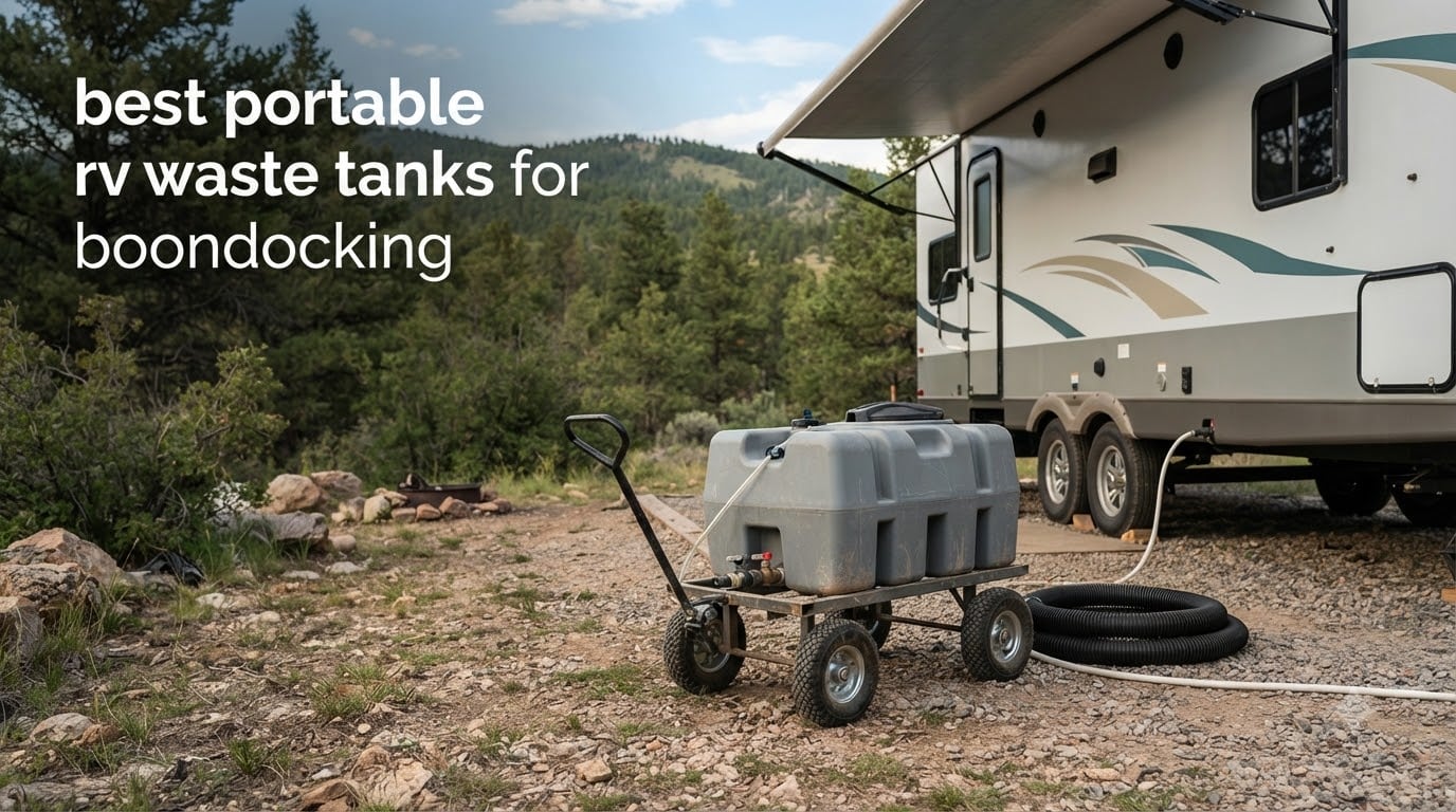 best portable rv waste tanks for boondocking
