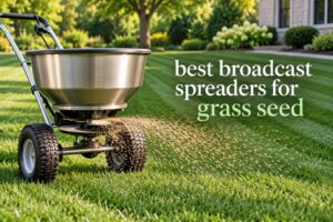 best broadcast spreaders for grass seed