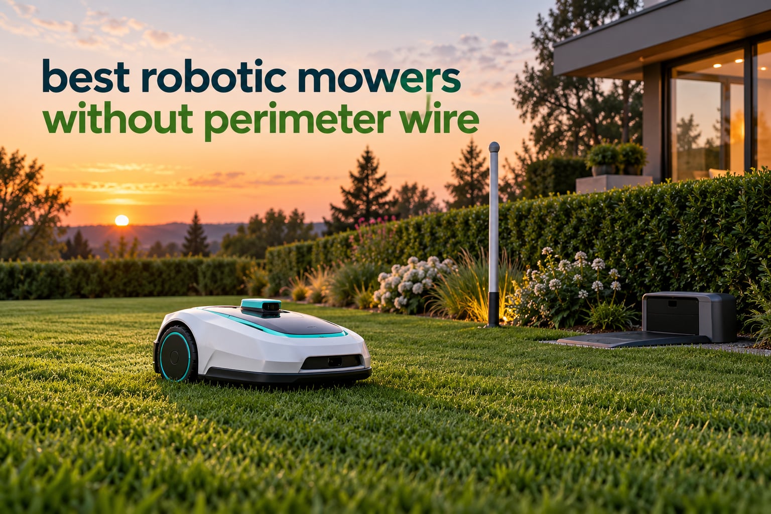 best robotic mowers without perimeter wire