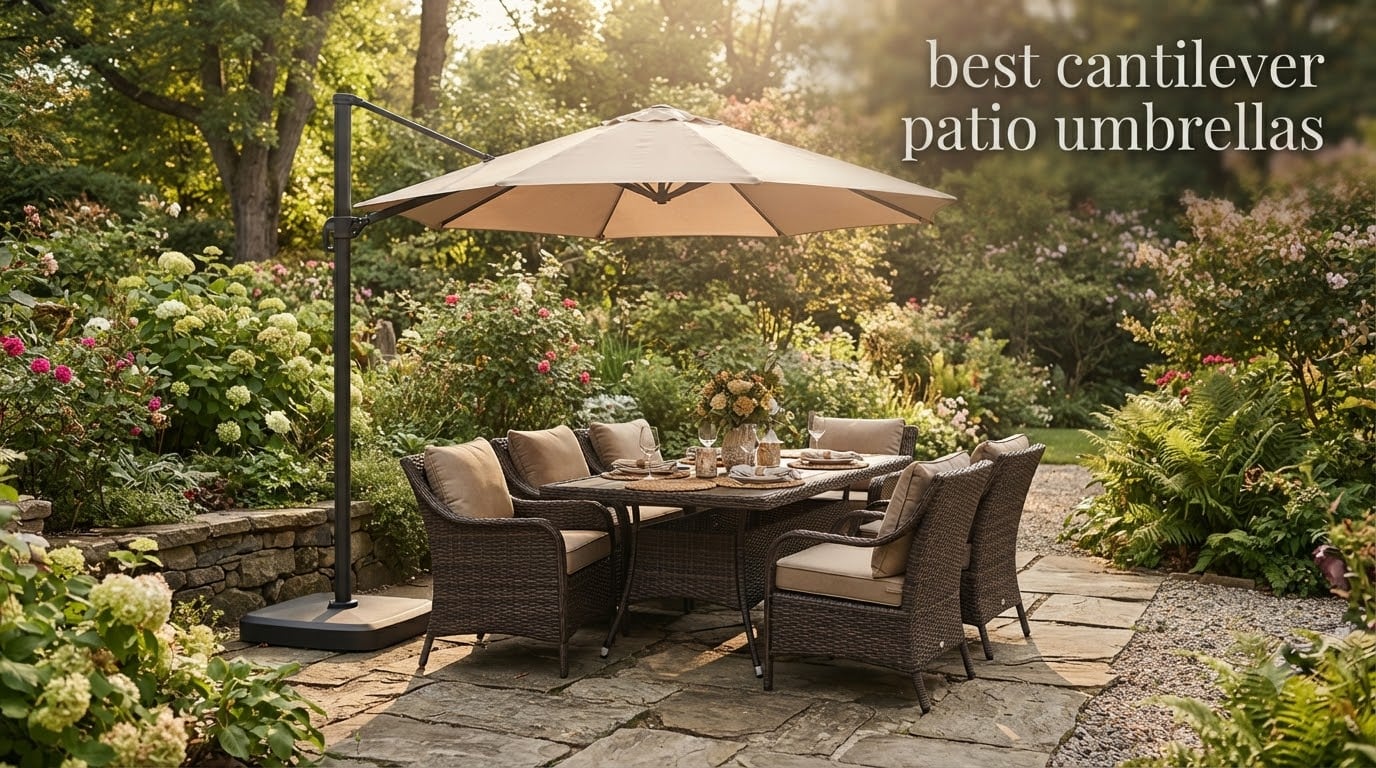 best cantilever patio umbrellas