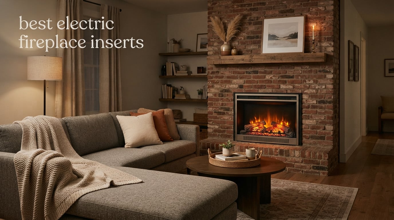 best electric fireplace inserts