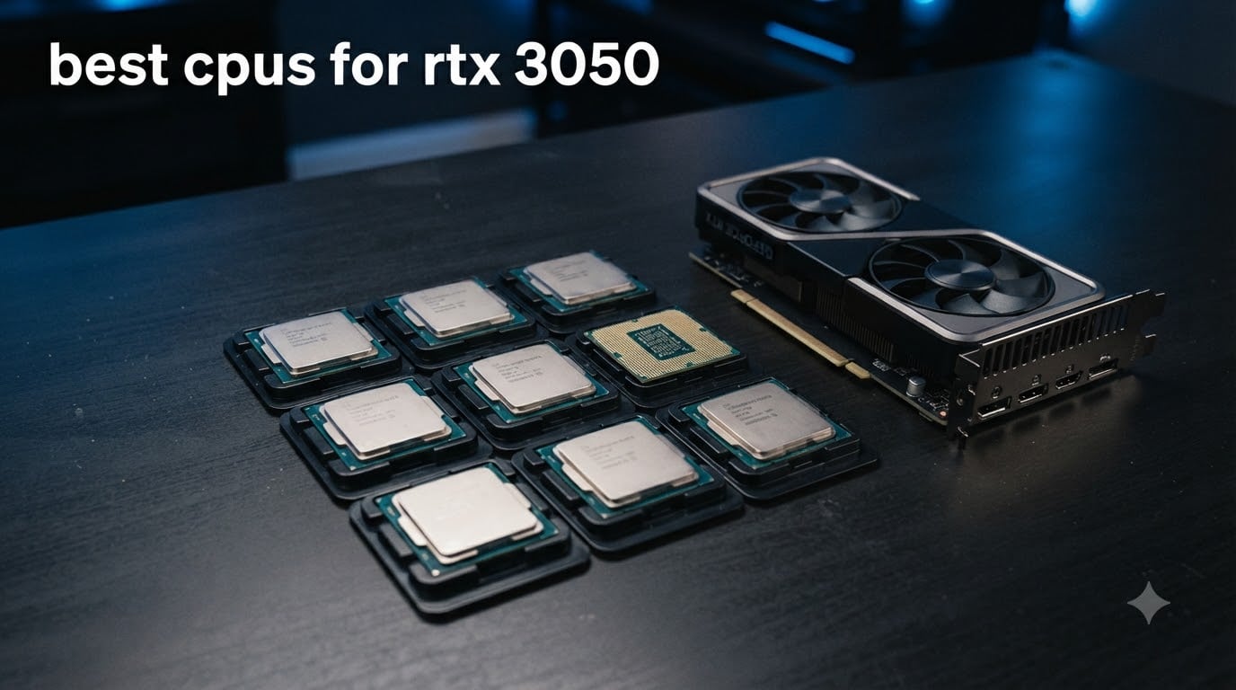 best cpus for rtx 3050