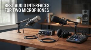 best audio interfaces for two microphones